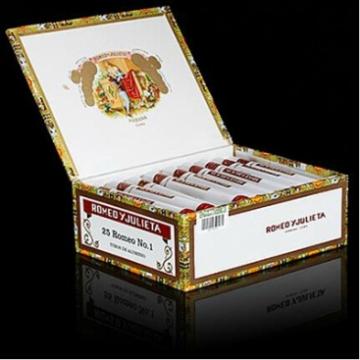 罗密欧1号雪茄木盒25支铝管Rome Y...