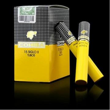 高希霸2号雪茄纸盒15支铝管COHIBA Siglo II