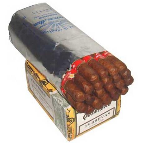 君特欧比华士雪茄纸盒25支Quintero Y Hno Brevas_君特欧_古巴雪茄_雪茄 