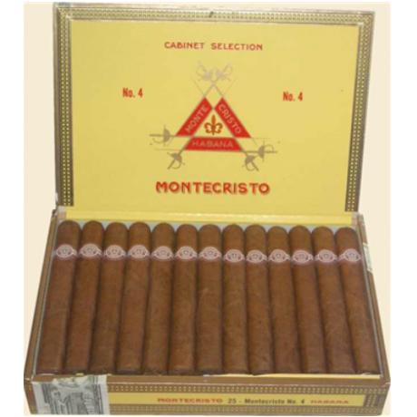 蒙特克里斯托4号雪茄木盒25支Montecristo No.4