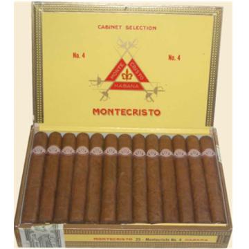 蒙特克里斯托4号雪茄木盒25支Montecristo No.4