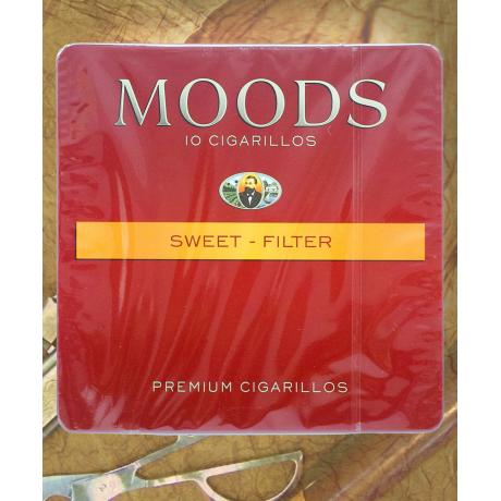 丹纳曼甜干邑茉丝雪茄铁盒50支Moods Sweet Filter