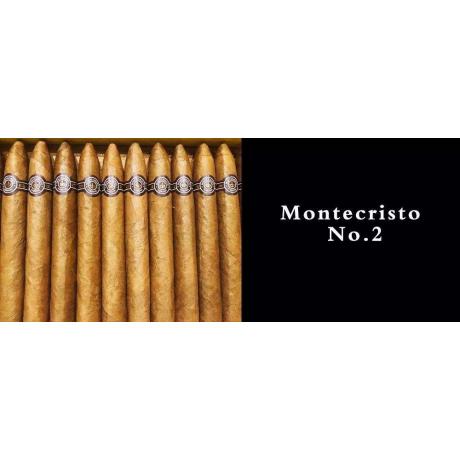 蒙特克里斯托2号鱼雷雪茄木盒10支Montecristo NO.2