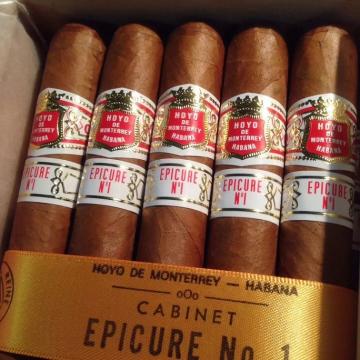 好友蒙特雷贵族1号雪茄木盒25支Hoyo de Monterrey Epicure No.1