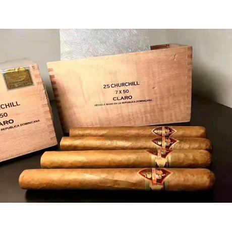 拉奥罗拉丘吉尔雪茄木盒25支Principes Churchill